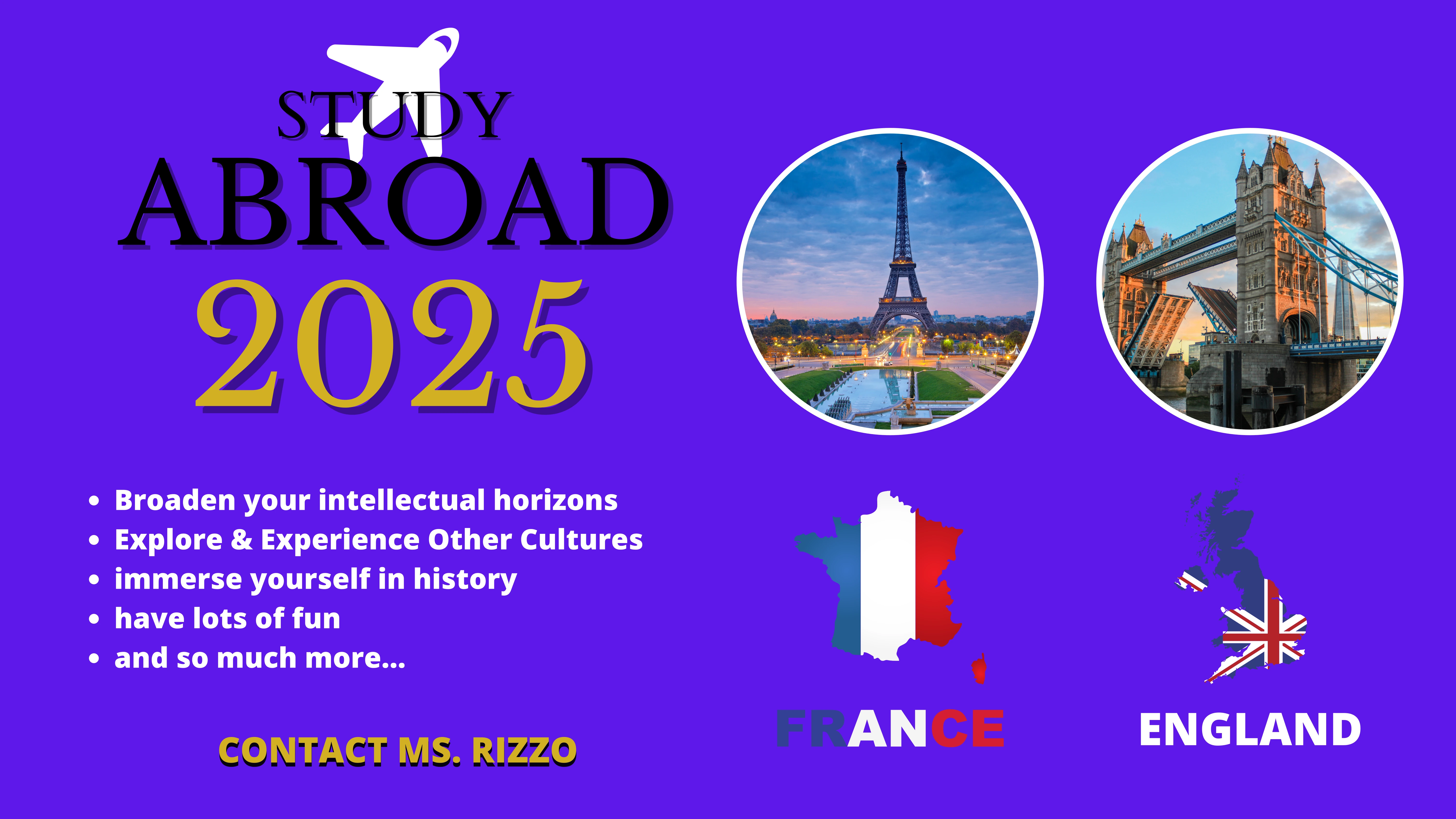 study abroad flyer